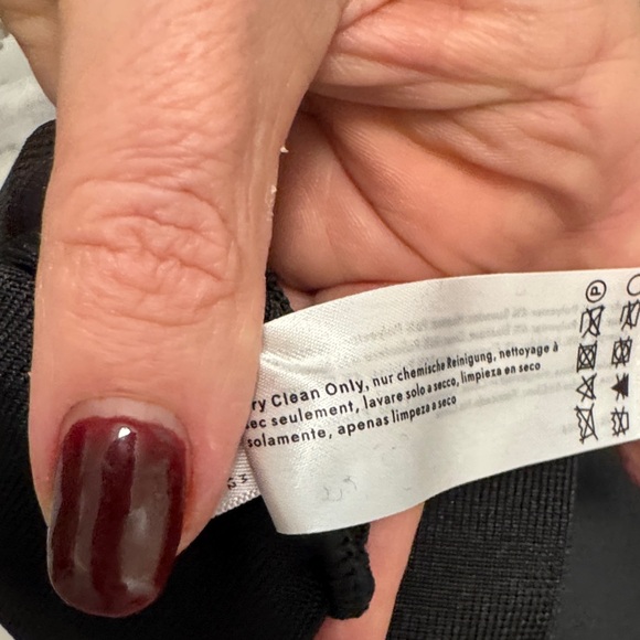 VENUS (M) Black Midi Dress with Embellished Neckline - Picture 8 of 8